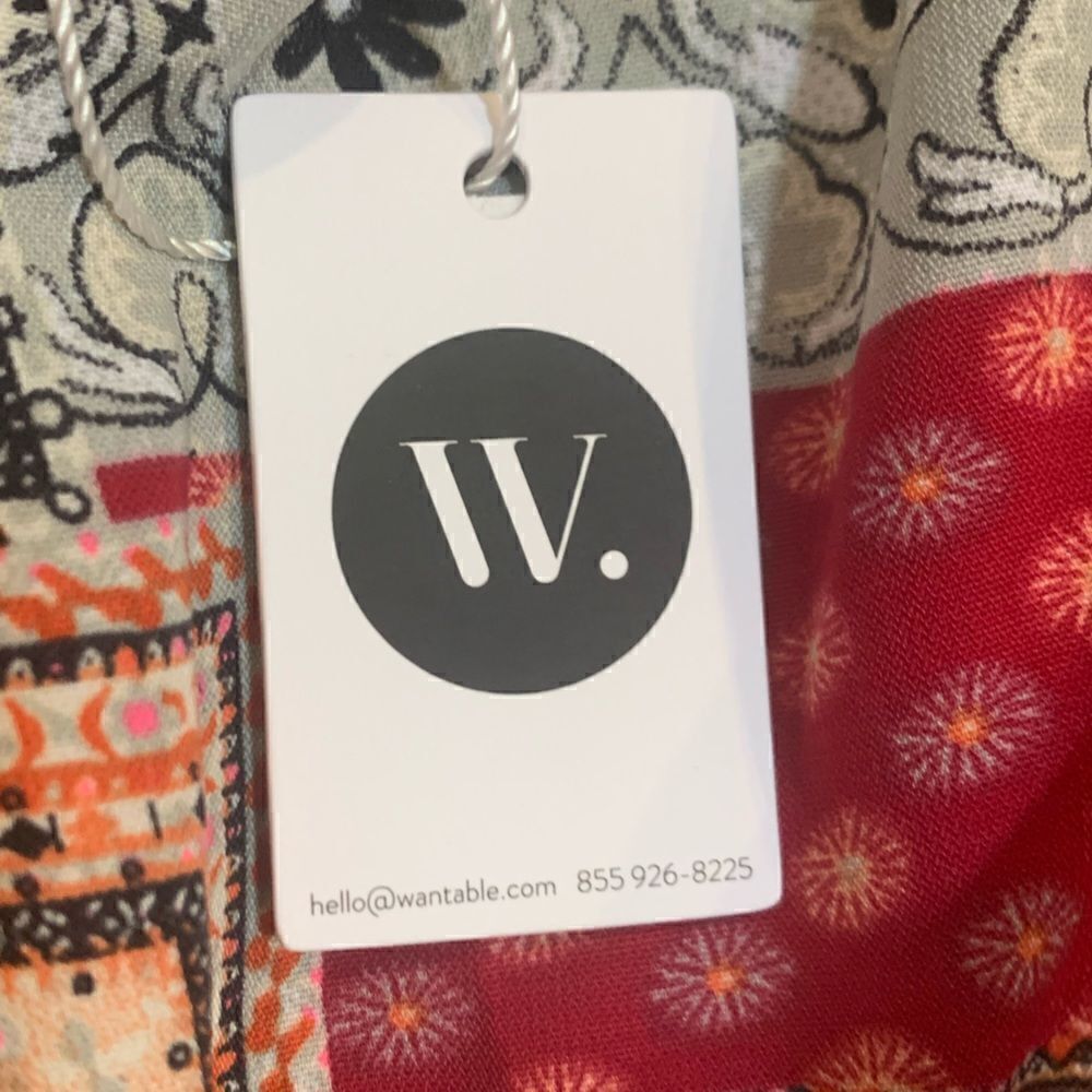 NWT Everly Multi print crisscross back dress with pockets - Picture 13 of 13